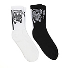 Crew Socks with Knit-In Logo (1 Pair)