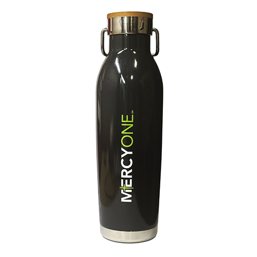 20.9 oz H2GO Wave Water Bottle (Black)