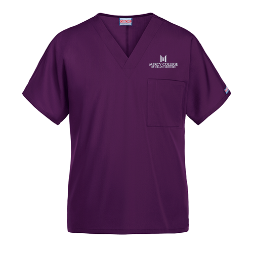 Mercy College of Health Sciences: Cherokee Unisex V-Neck Scrub Top